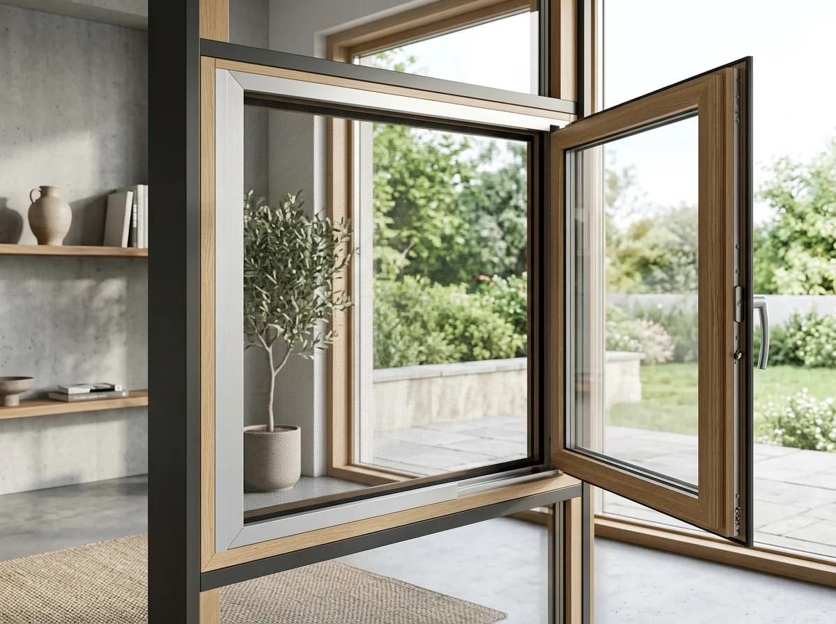 Bitmiş Sabit Sistem 3D Mimari Uygulama Renderı - 6063 Alüminyum Doğrama Montajı